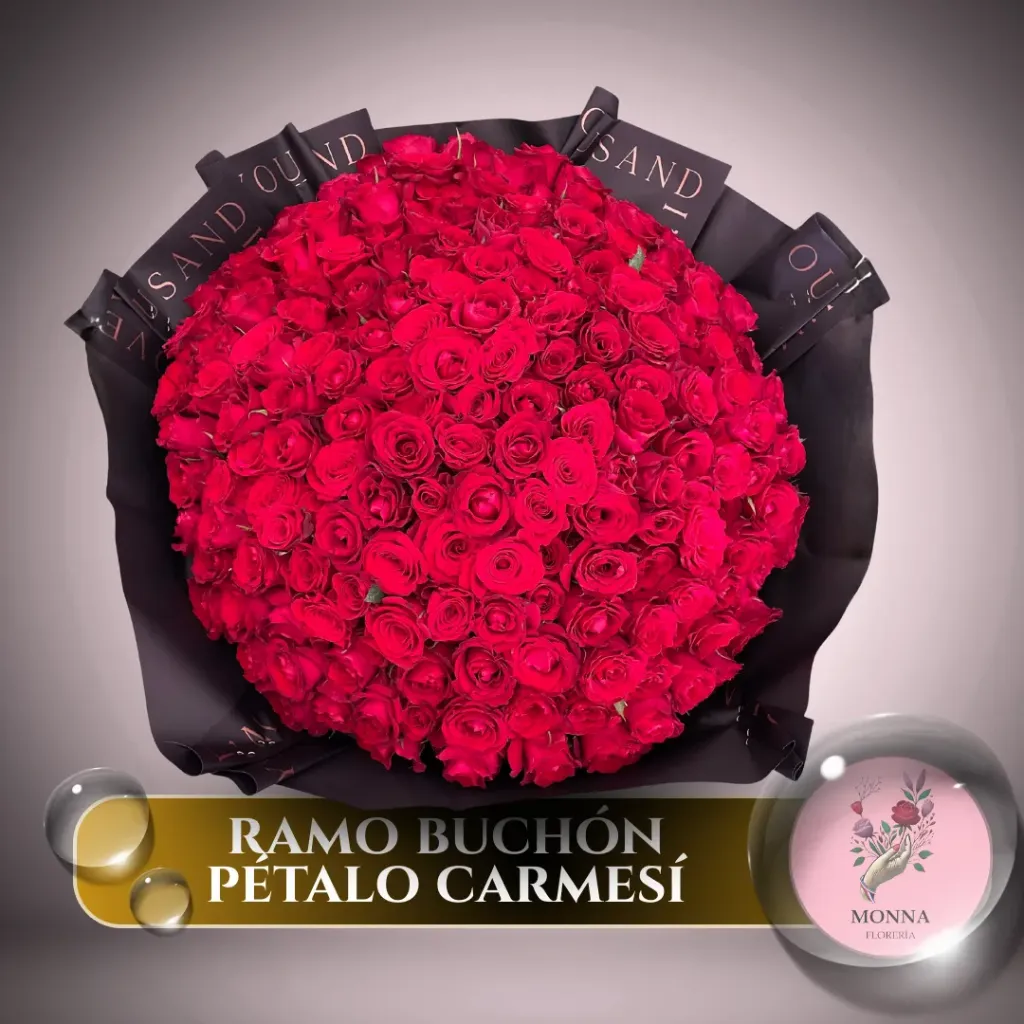 RAMO BUCHÓN - PÉTALO CARMESÍ