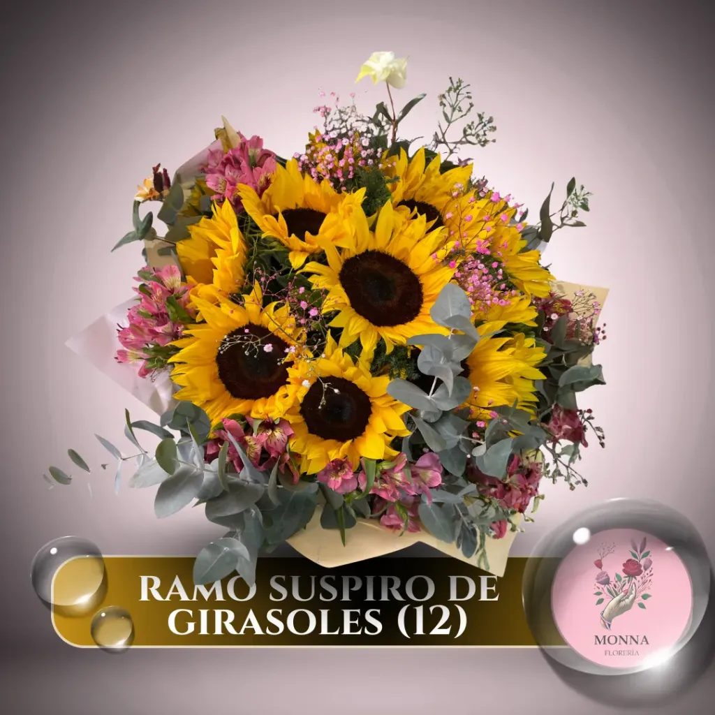 RAMO SUSPIROS DE GIRASOLES (12)
